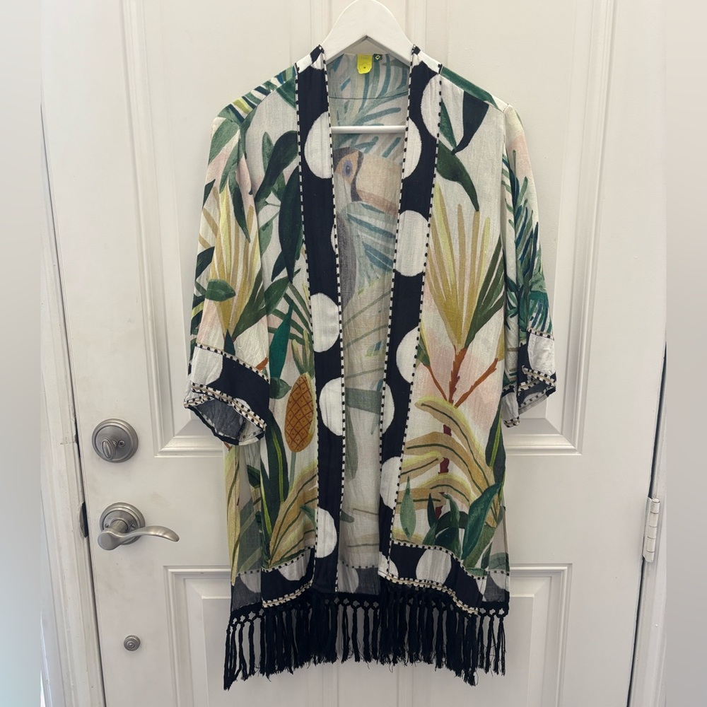 Farm Rio Toucan Kimono OS